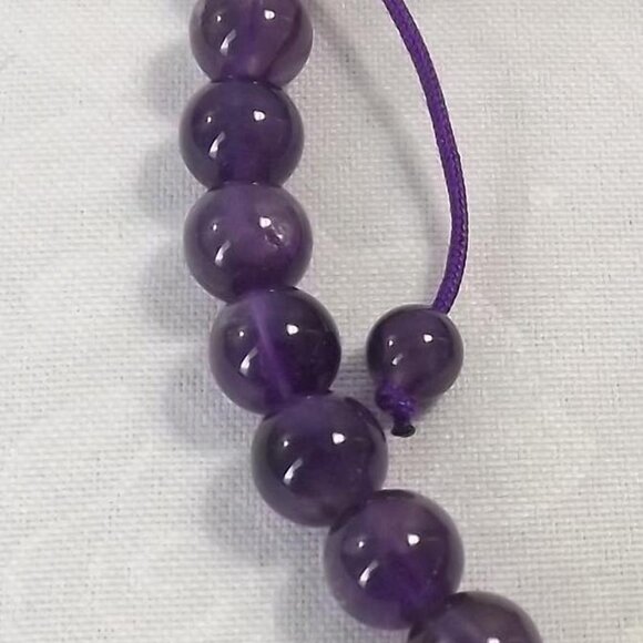 Genuine Amethyst Chakra Bracelet - Picture 4 of 8